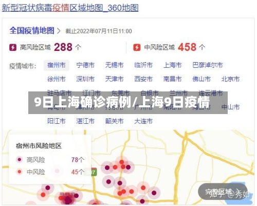 9日上海确诊病例/上海9日疫情