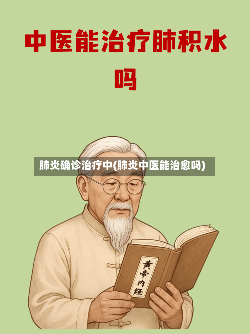 肺炎确诊治疗中(肺炎中医能治愈吗)