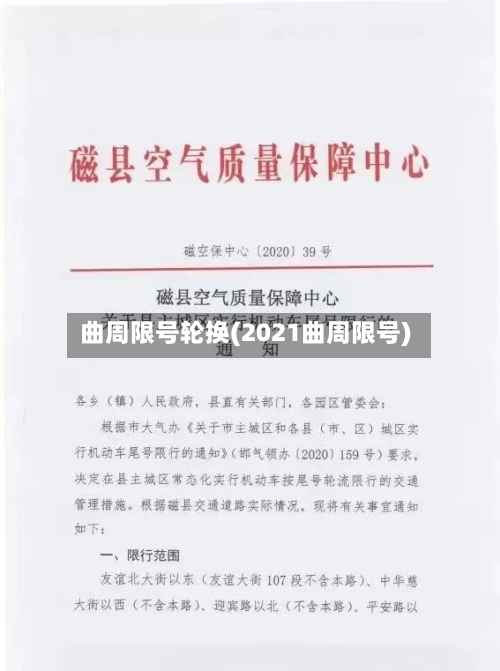 曲周限号轮换(2021曲周限号)