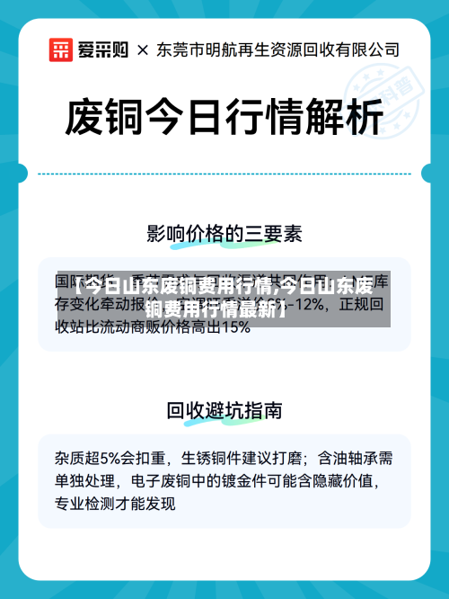 【今日山东废铜费用行情,今日山东废铜费用行情最新】
