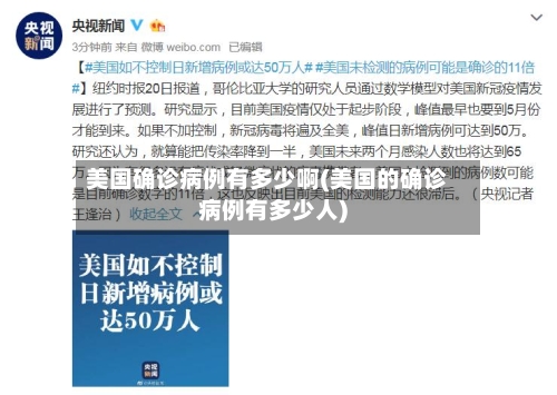 美国确诊病例有多少啊(美国的确诊病例有多少人)-第1张图片