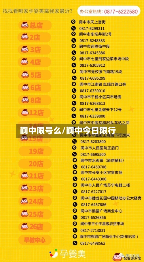 阆中限号么/阆中今日限行-第1张图片