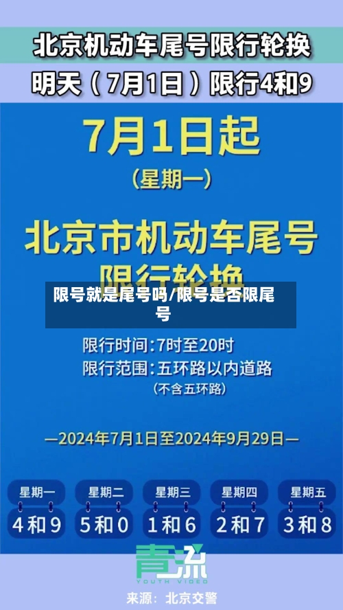 限号就是尾号吗/限号是否限尾号