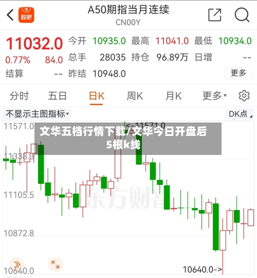 文华五档行情下载/文华今日开盘后5根k线